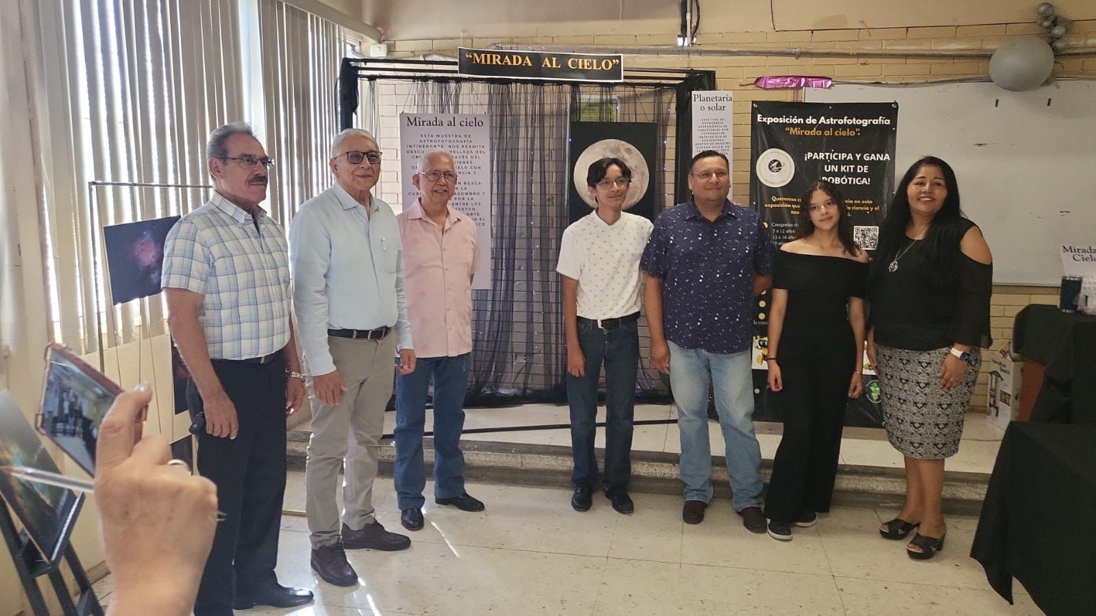 Exposición en el auditorio principal